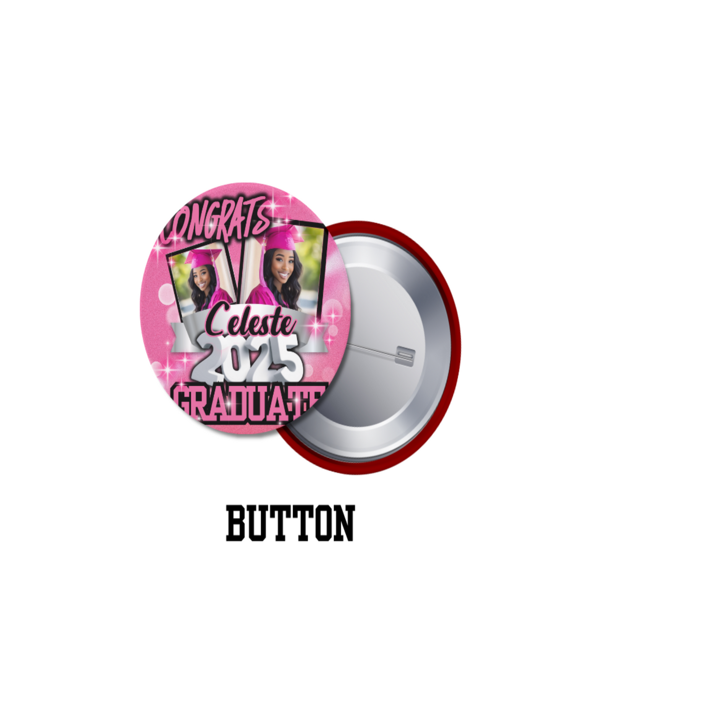 CUSTOMIZED BUTTONS 3 INCH (5PACK)