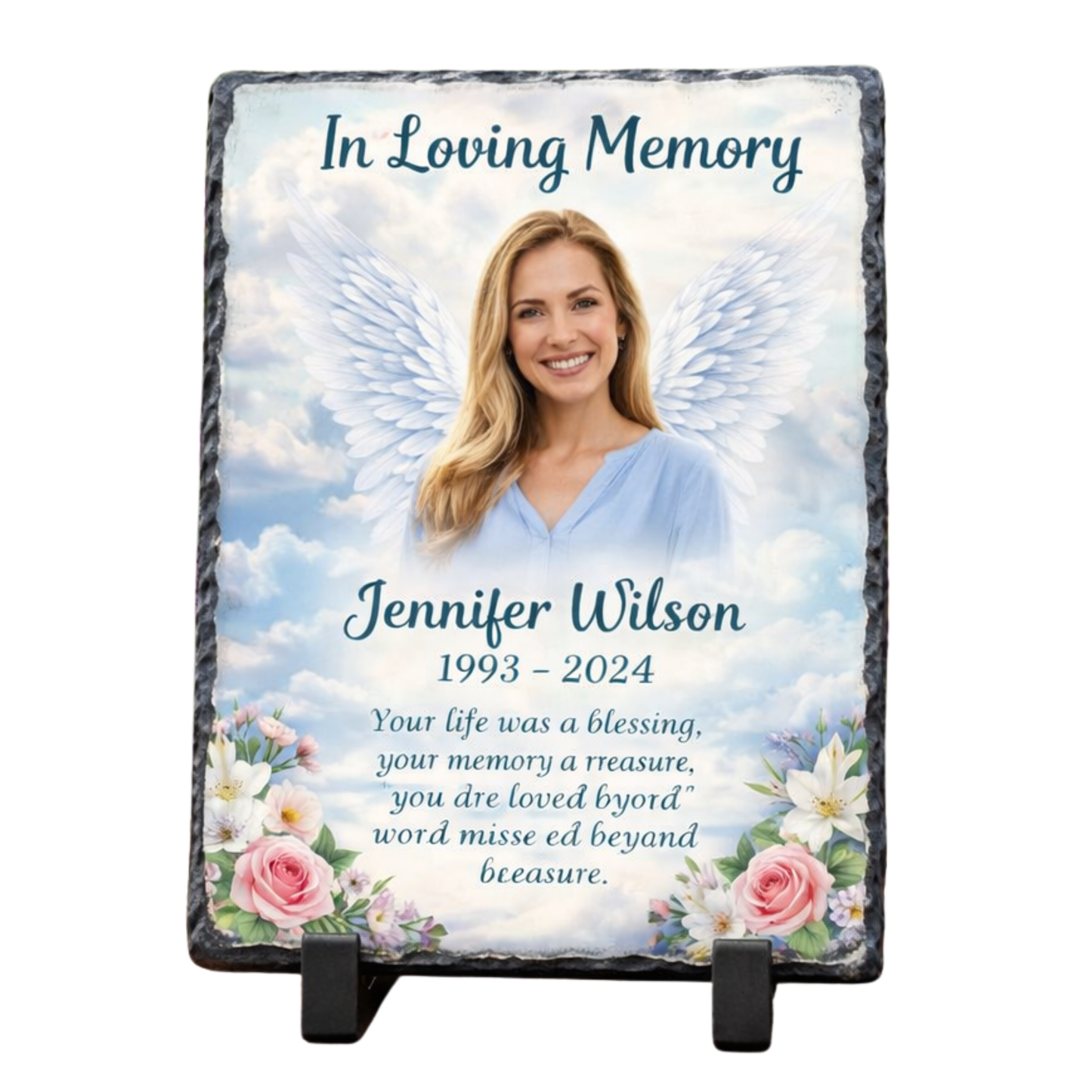 5x7 Sublimation Stone Plaque – Custom Personalized Keepsake for Any Occasion