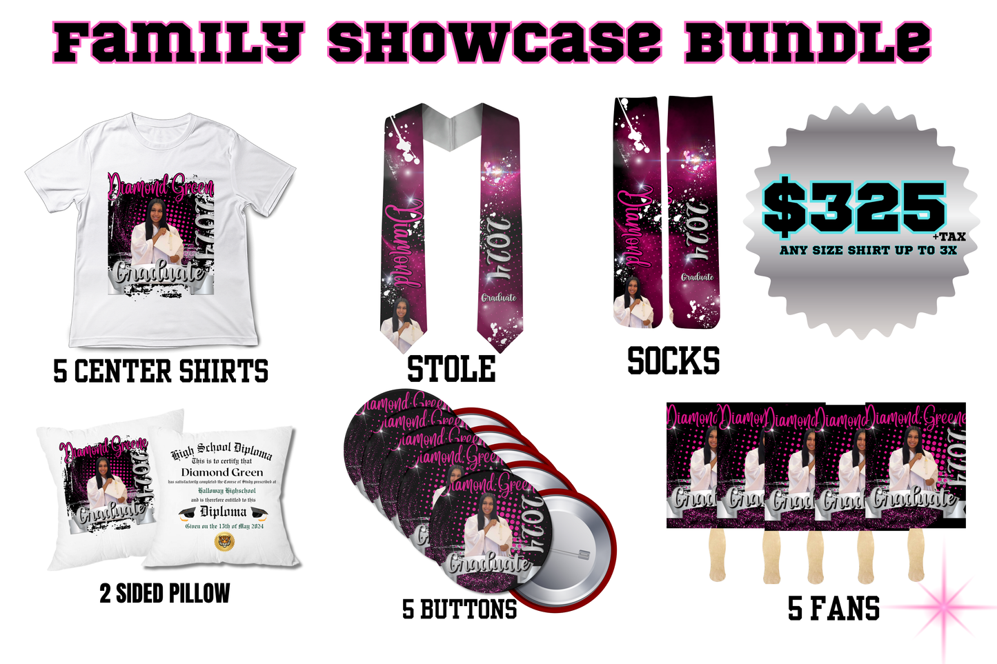 2026 GRADUATION FAMILY SHOWCASE BUNDLE