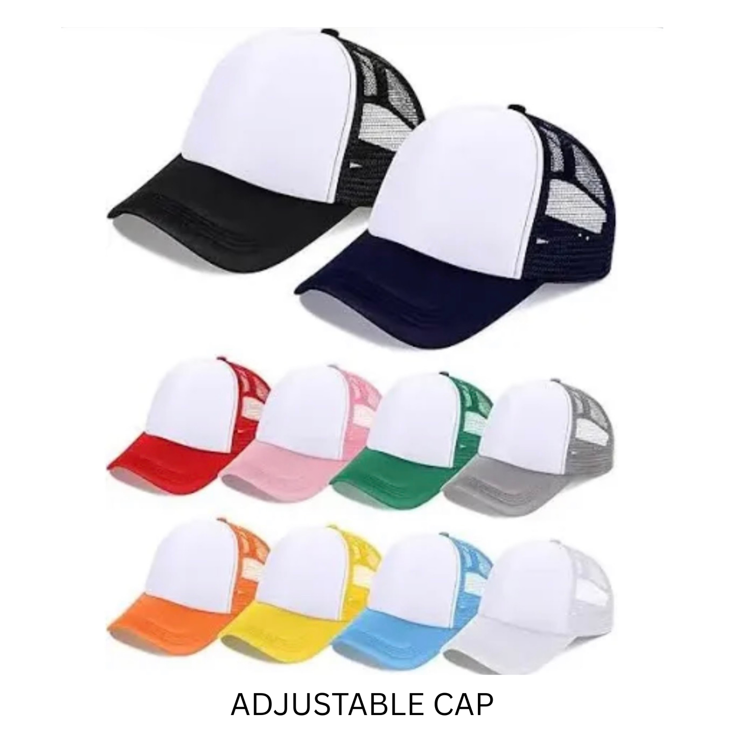 Personalized Custom Baseball Cap| Photo, Name and Embellishments