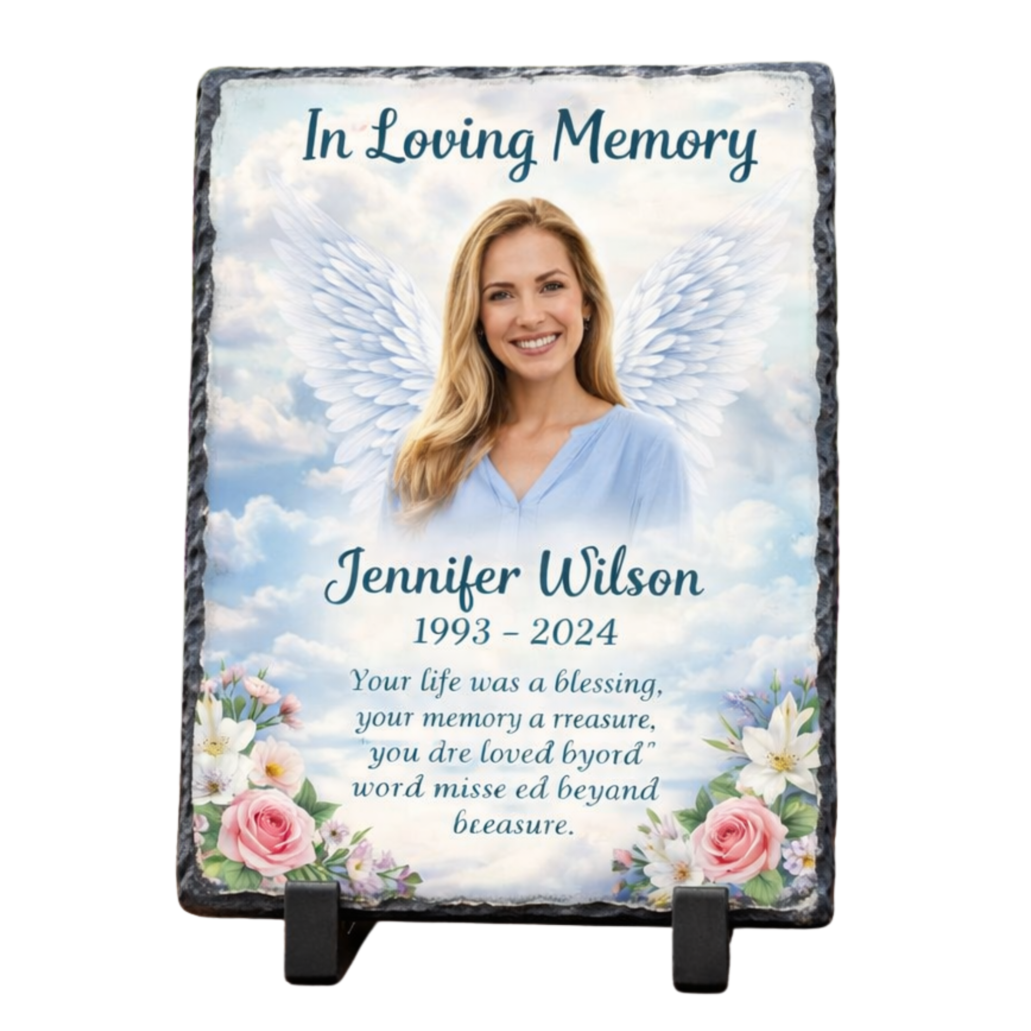 5x7 Sublimation Stone Plaque – Custom Personalized Keepsake for Any Occasion