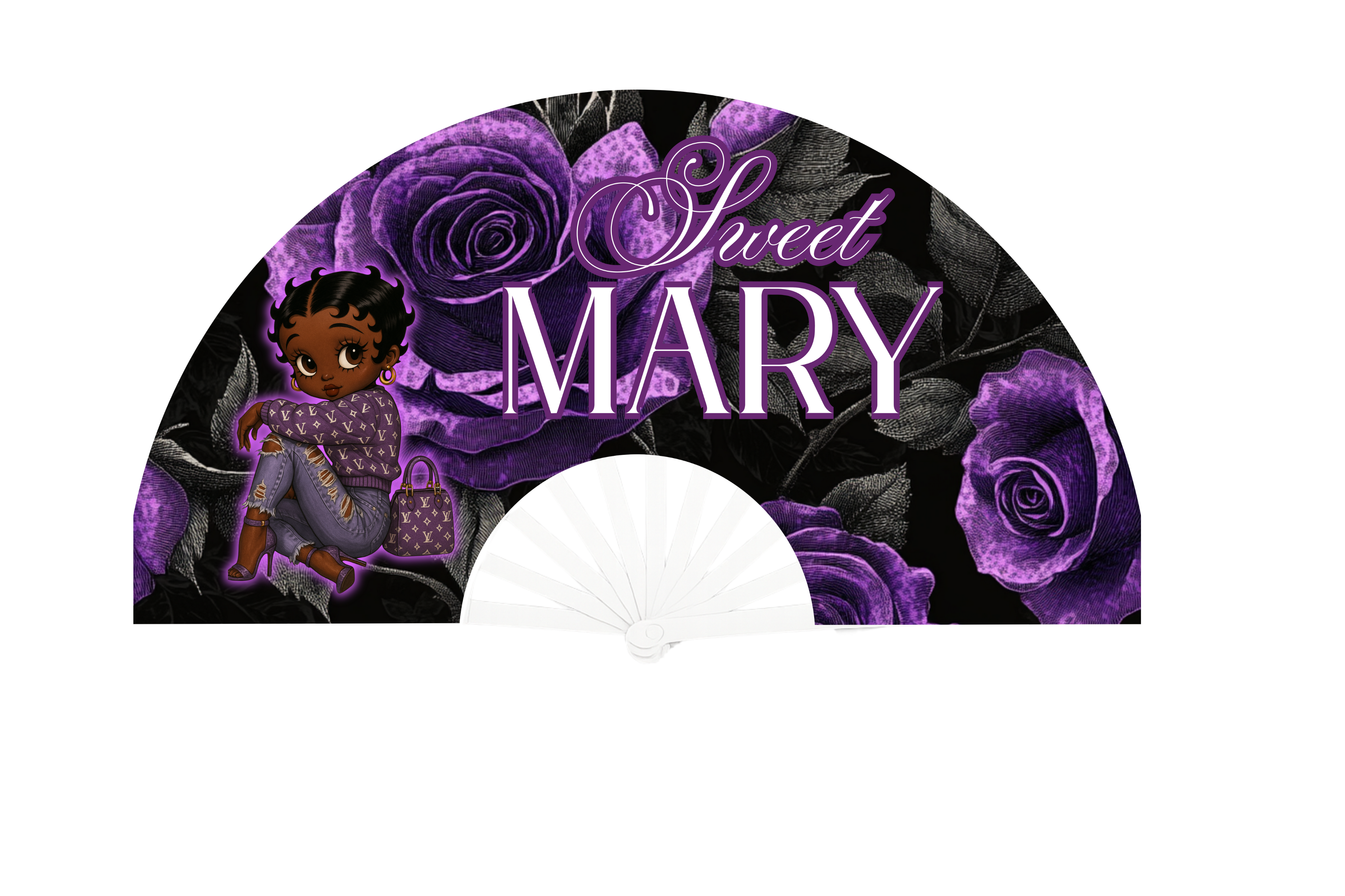 26x13 Custom Clack Fans | Personalized Folding Fans for Events, Graduations & More