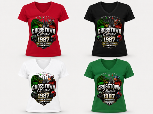 Crosstown Classic 2026 Alumni Weekend VNECK Tshirt