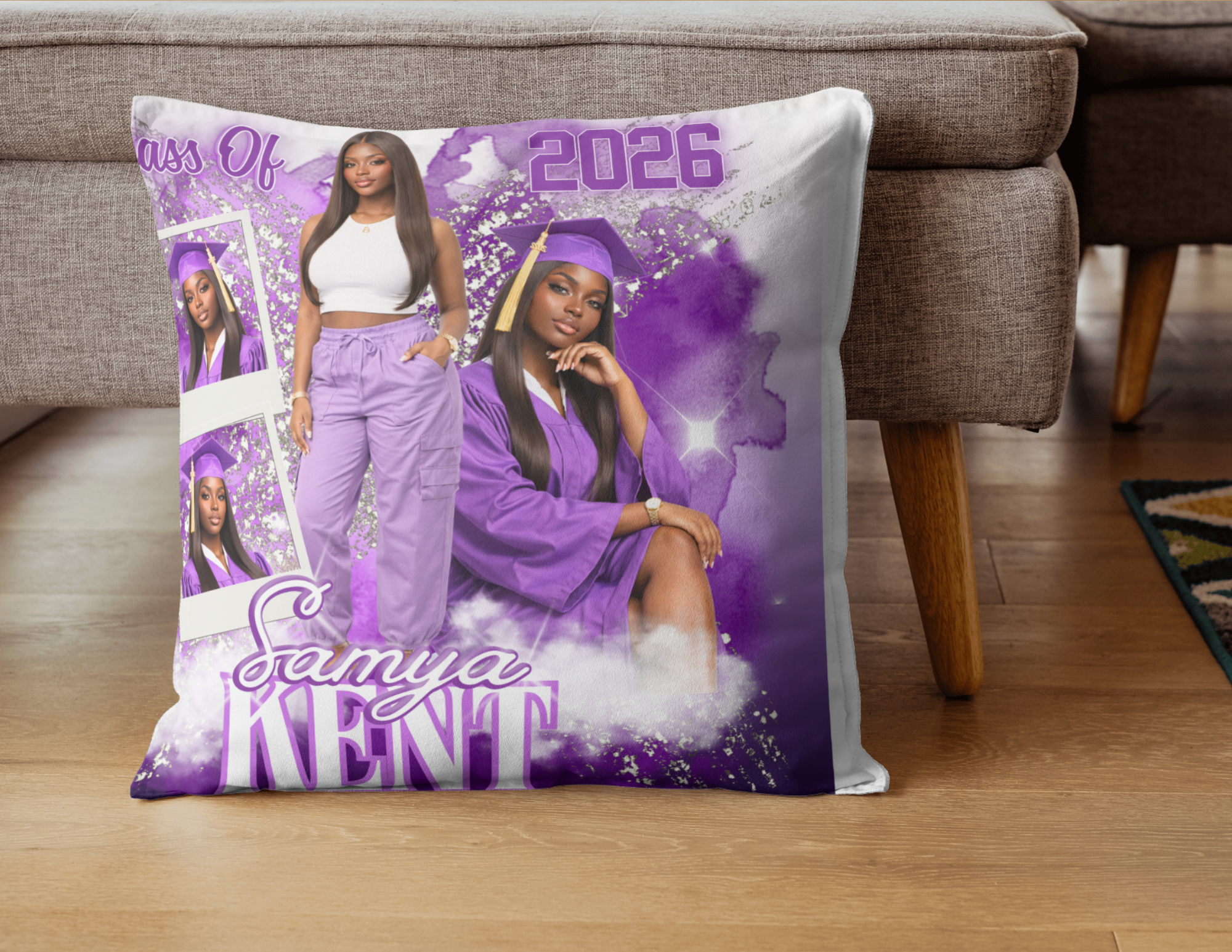 Custom Graduation Pillow 🎓 | Personalized Grad Gift for Preschool to College