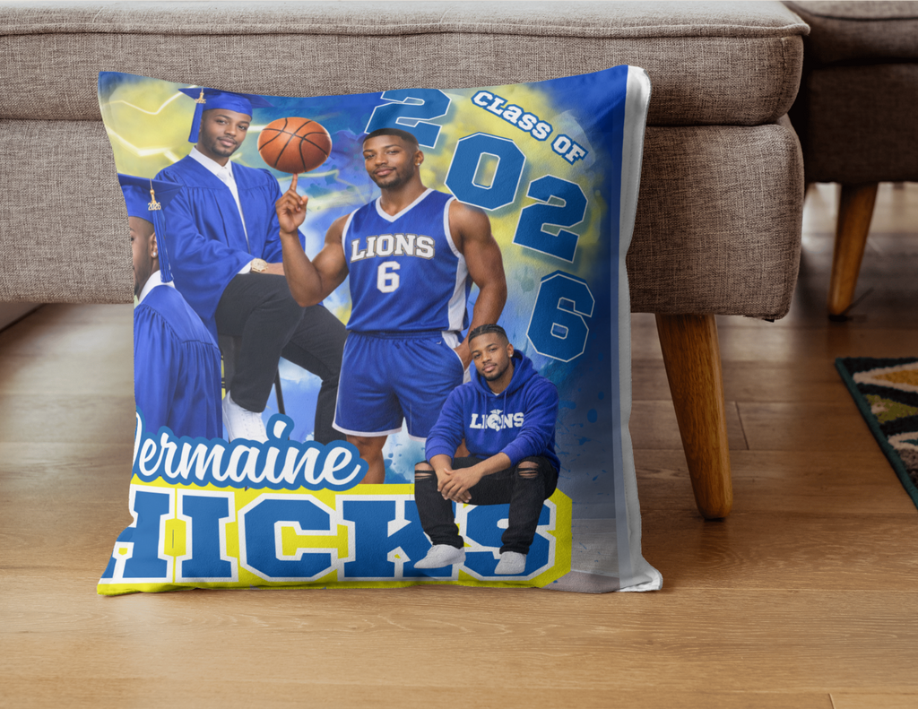 Custom Graduation Pillow 🎓 | Personalized Grad Gift for Preschool to College