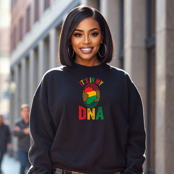 ITS IN MY DNA Front Design Sweatshirt - Graphic Sweatshirt