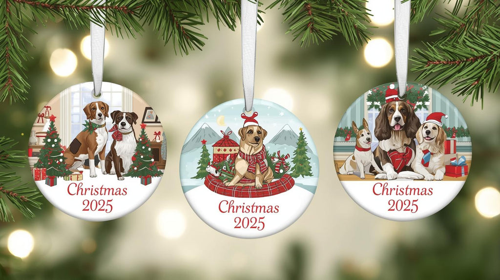 3” Personalized Ceramic Ornament – Family, Memorial & Pet Keepsake