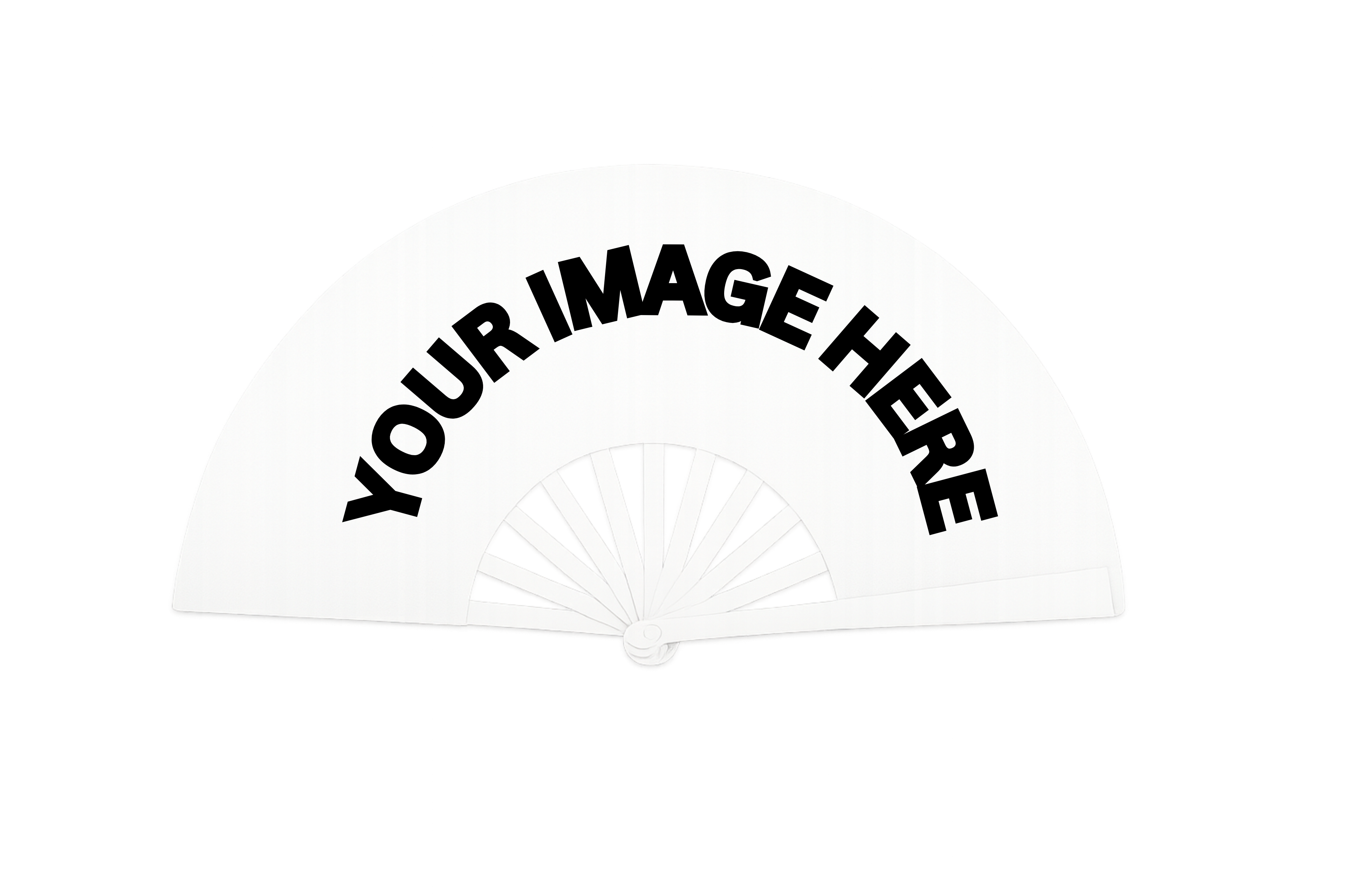 26x13 Custom Clack Fans | Personalized Folding Fans for Events, Graduations & More