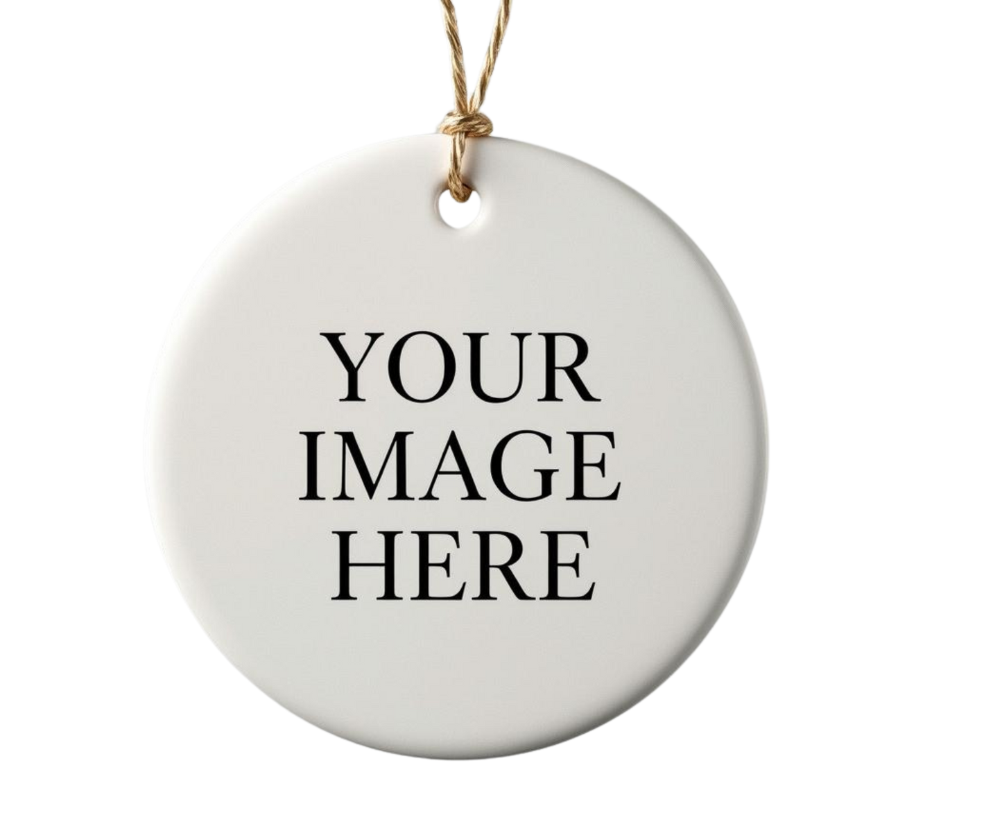 3” Personalized Ceramic Ornament – Family, Memorial & Pet Keepsake