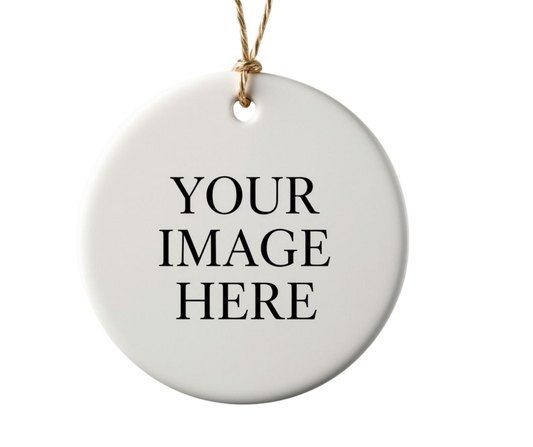 3” Personalized Ceramic Ornament – Family, Memorial & Pet Keepsake