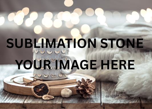 5x7 Sublimation Stone Plaque – Personalized Keepsake for Any Occasion