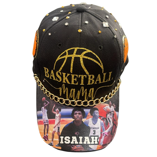 Personalized Custom Baseball Cap| Photo, Name and Embellishments