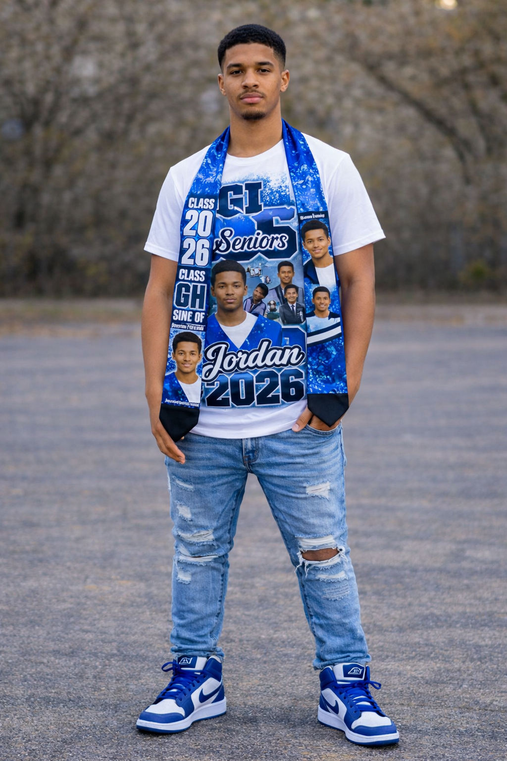 GRADUATION 72" CUSTOM PERSONALIZED STOLE